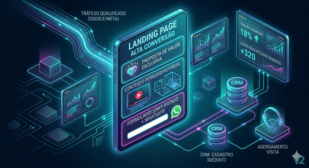 Criação de landing page - Landing Pages de Alta Performance: O Seu Estande de Vendas 24/7