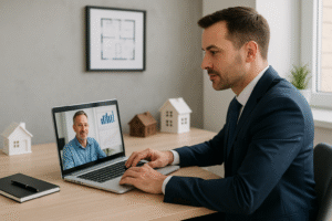corretor gerando leads imobiliários online