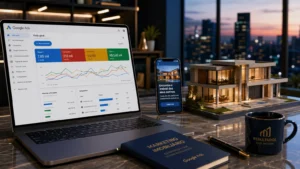 Estratégia de Google Ads para imobiliária com foco em geração de leads qualificados e VGV