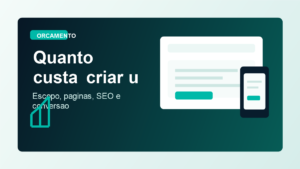 Planejamento de orçamento para criação de site em Belém
