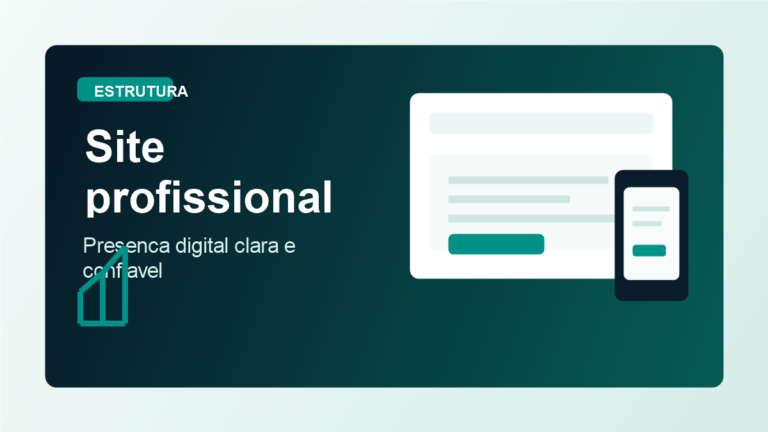 Mockup de site profissional para empresa em Belém