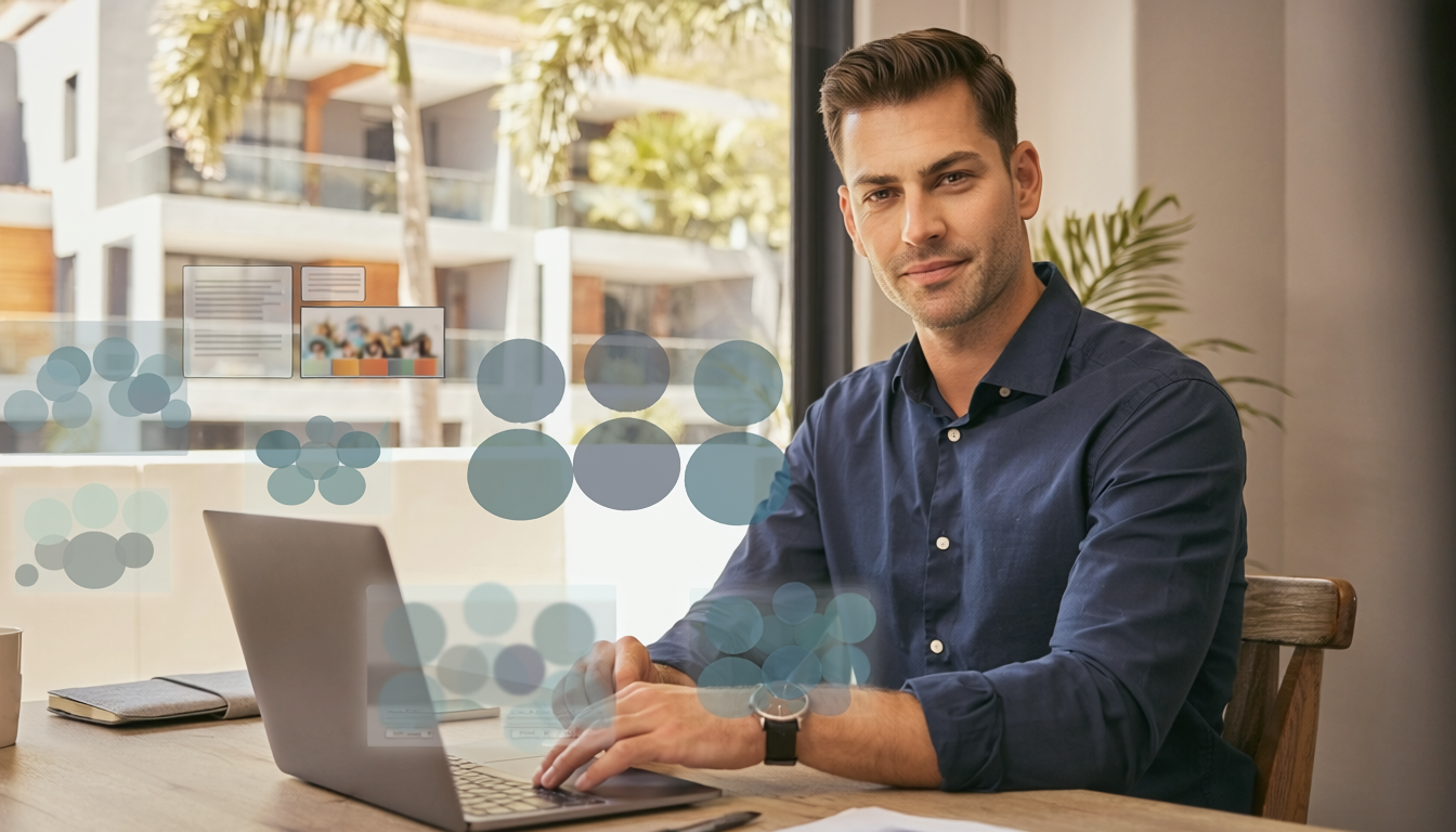 Profissional planejando segmentação de públicos para YouTube Ads imobiliários